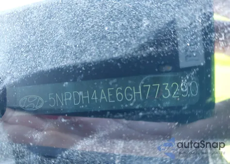 2016 Hyundai Elantra Se из США, поврежденный, VIN 5NPDH4AE6GH773290